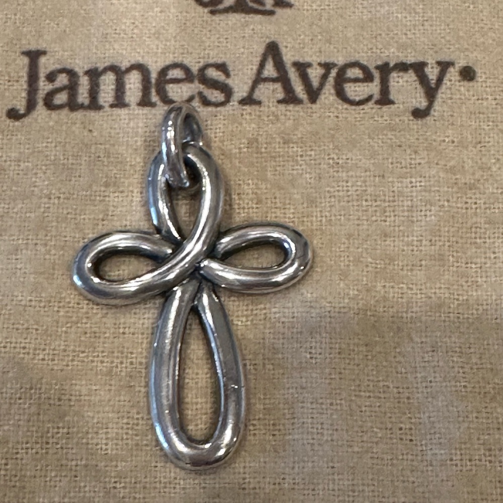 Retired James Avery Eternal Loop Cross Pendant - image 5